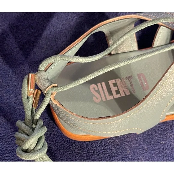 Anthropologie x Silent D Gladiator Satelli Tie-Up Sandals NWT Size 9 - Picture 7 of 16